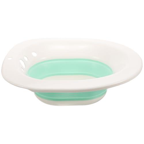 KAJNBN Palangana para Wc Plegable para Baño de Asiento Bidé Portátil, Fácil Almacenamiento y Ahorro de Espacio, Adecuado para Cuidado Postoperatorio de Mujeres y Ancianos