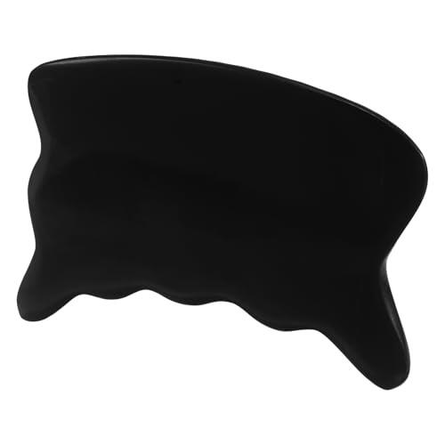 Hemobllo Herramienta Corporal para Masaje Facial y Muscular para Gua Sha de Cuerno Natural Diseño Ergonómico y, Adecuado para Uso Diario y Uso Diario y