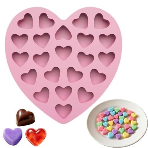 Molde de Silicona - 22 Cavidades Hecho A Mano Resistente Al Calor,Molde De Chocolate Para San Valentín | para Repostería Manualidades Bodas Día de la Madre Gominolas Cupcakes Gelatina Hielo Jabón