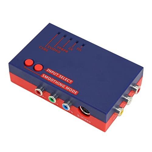 Sahgsa RetroScaler2x Convertidor de Interfaz Multimedia HD con Latencia Cero para Consolas Retro - Salida de Señal de Alta Definición para Dispositivos NTSC/PAL - Material ABS (Azul)