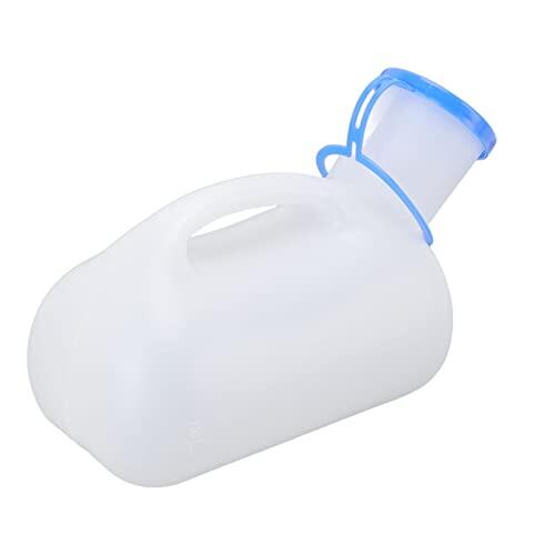 Alomejor Botellas de Orina Unisex Portátiles a Prueba de Fugas para Viajeros de Larga Distancia Hechas de PE 2,9 Oz
