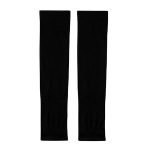 UV Arm Sleeves – Cooling Sun Guard Fabric Protector, Breathable Stretch Sleeve Cover with Finger Cut Design | Quick Dry Sunblock Skin Shield Equipment for Gym Training Baseball Golf Cycling Travel