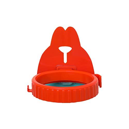 SPYMINNPOO Colgador para Secador de Pelo, Soporte para Secador de Pelo de Alta Compatibilidad para Sala de Estar Material: Adhesivo Acrílico + ABS (Conejito Naranja)
