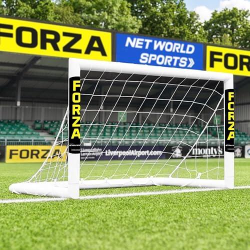 FORZA Mini Porterías de Fútbol [0.9m x 0.8m | 1.2m x 0.8m] – ¡Las porterías de fútbol n.º 1 para jardín! | Fabricadas en Reino Unido, Estructura de portería irrompible (1.2m x 0.8m)