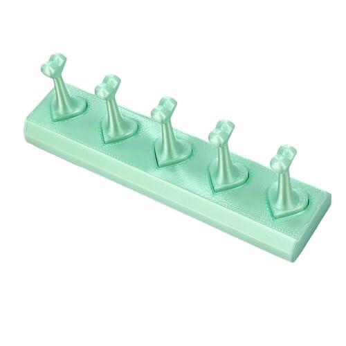 Wusideday Soporte De Uñas Falsas,Organizador Para Práctica De Manicura | Soporte De Uñas De Salón,Para Mujeres en Salón, en Hogar, en Oficina, en Estudio, en Dormitorio, en Apartamento y Principiantes