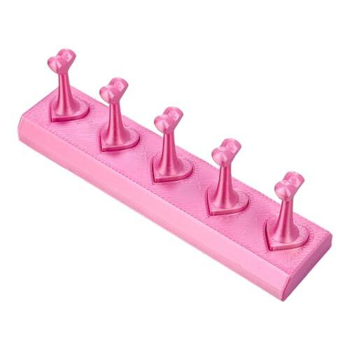 Husoiuy Soporte para Uñas - Organizador De Exposición De Manicura | Soporte De Uñas De Salón | Para Mujeres Principiantes Salón Hogar Oficina Dormitorio Apartamento Estudio