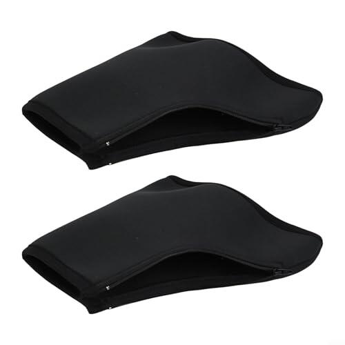 Shophubio Protectores térmicos de neopreno para patines de hielo con forro polar para patines artísticos, calentadores de invierno, mangas protectoras elásticas para exteriores (S)