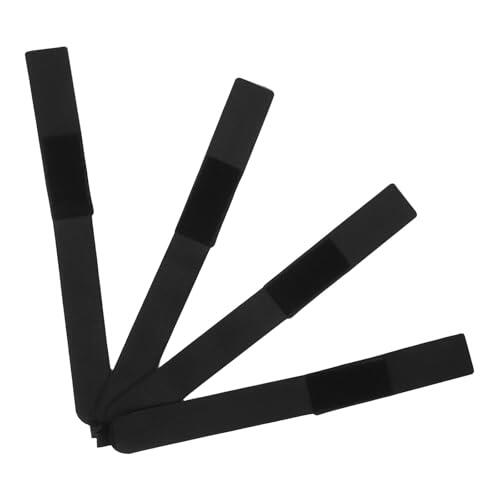 Abaodam 4 Correas Ajustables de Nylon para Esquís y Snowboard Diseño de Gancho y Bucle, Portátiles y Versátiles para Deportes de Invierno en Montaña