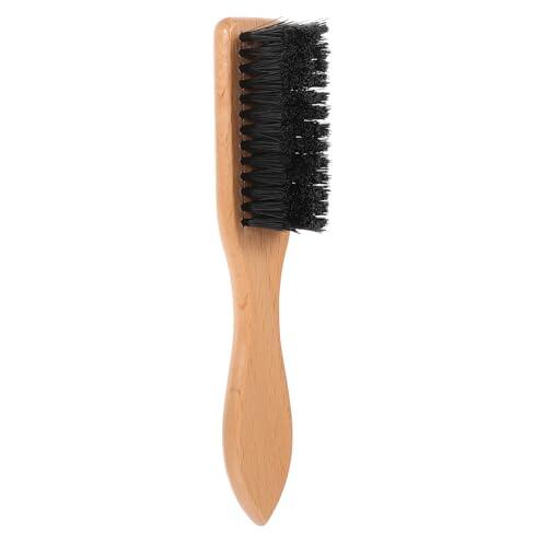 DINHEAROM Cepillo para Barba para Hombre Mango Ergonómico y Material Sintético, Diseño Khaki Cómodo para Peinar y Moldear Barba en Casa