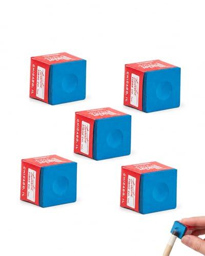 UEAVOID Tiza de Billar, 5 Piezas Antideslizantes para Taco, Agarre Profesional para Máxima Precisión de Tiro. Evita Fallos, Accesorios Esenciales para Billar.