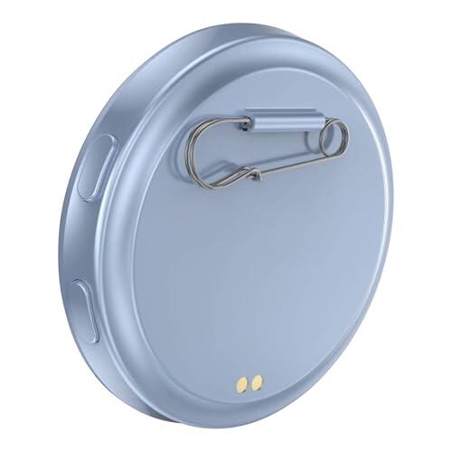 Introti Pin de insignia digital con pantalla táctil HD BT 6.0 de 1.7 pulgadas, regalo electrónico único para fanáticos del anime para mochilas y convenciones