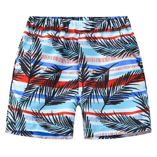 Genérico BañAdor Natacion NiñO,BañAdor Ligero con Estampado De áRbol P para NiñO Pantalones Cortos De Playa para NiñOs De 1 A 9 AñOs
