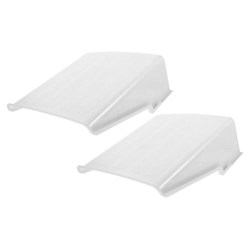 Healvian Funda Protectora para Cámara Exterior Fácil Instalación de Plástico Blanco, Resistente Lluvia Sol 2 Adecuado para Cámaras de Seguridad al Aire Libre