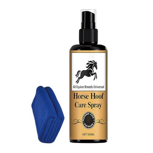 Spray de para pezuñas, 100 ml, absorción rápida, ligera, tratamiento de reparación líquida, cuidado diario de pezuñas secas, gestión de establos, preparación de exposiciones, exposición