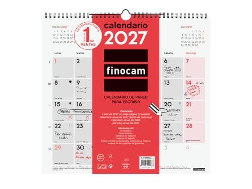 Planifique su año 2027 con eficacia: análisis del calendario de pared Finocam