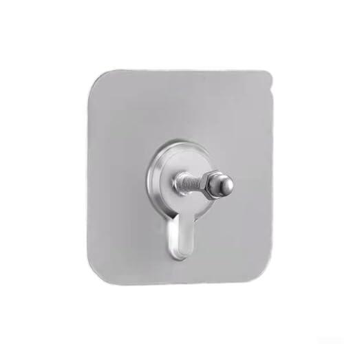Yuanpgky Ganchos de pared transparentes de 20 libras de capacidad, sin taladro, solución para colgar cuadros para baño, cocina, sala de estar, organizador de decoración (6 x 6,12 mm)