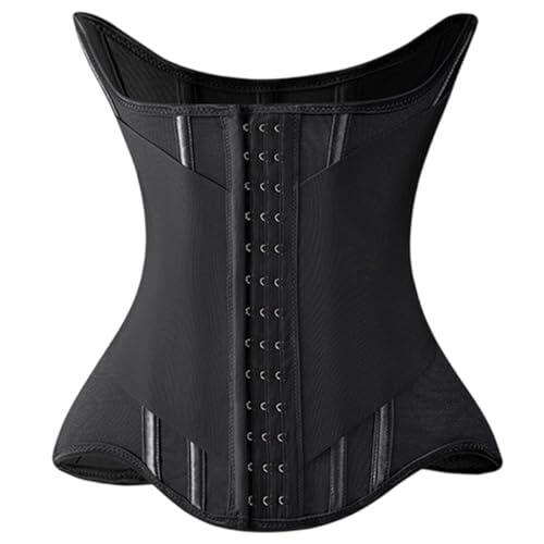 Oxxggkao Cinturón moldeador con diseño de alta compresión, ajustable, ideal para entrenamiento, vestirse y moldear, Negro, M