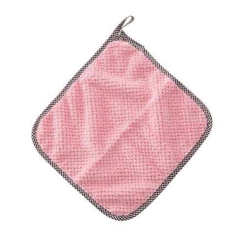 YIZISECCE Toallas de Lana para Platos, paño de Limpieza Multiusos súper Absorbente con Lazo para Colgar para Cocina