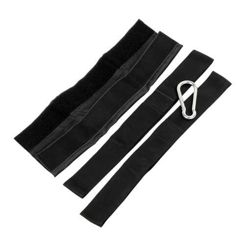 SunsoilGiant Juego de Correas de Anclaje para Cuerda de Batalla con Mosquetón Resistente, Fácil de Instalar, Accesorios para Cuerda de Batalla, Funda Protectora Pa