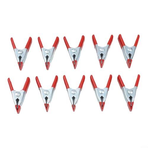 Abrazadera de fondo, 10 clips de resorte de nailon de plástico de metal tipo A, soporte de fondo de fotografía DIY (88794)