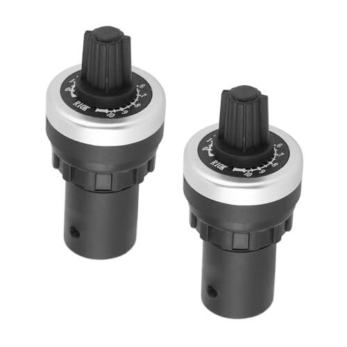 Cocoarm Potenciómetro 10K LA42DWQ-22 Potenciómetro de Accionamiento de Velocidad Variable Resistencia Ajustable Giratoria con Terminales de Tornillo para Control de Velocidad del