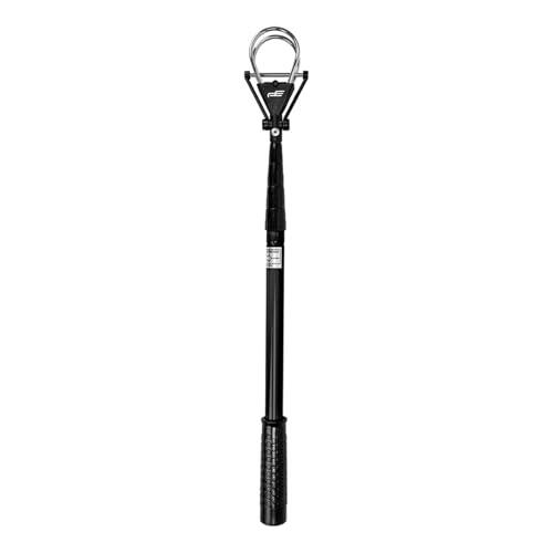 KIXZSAZ Herramienta de recuperación de Pelotas de Golf Premium telescópica de fácil Agarre y Agarre cómodo para áreas con Agua y arbustos fangosos. Herramienta de Recogida, Rojo, 60 cm-185 cm