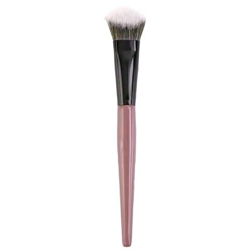 Brocha para colorete de maquillaje - Licuadora resaltadora de bronceador líquido, herramienta cosmética de cerdas de felpa | Aplicador de belleza portátil para una mezcla Principiantes Profesion