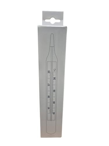 Termómetro de Galio de Cristal "ia" - Ecológico y Sin Mercurio, Alta Precisión para Medición de Fiebre en Adultos, Niños y Bebés