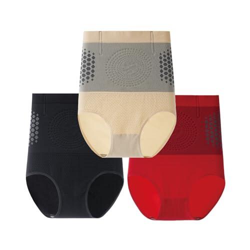 genérico Pantalones Cortos 4 en 1 para Esculpir y Quemar Grasa con micropartículas, Pantalones de Yoga para Levantar glúteos (3-A,M)