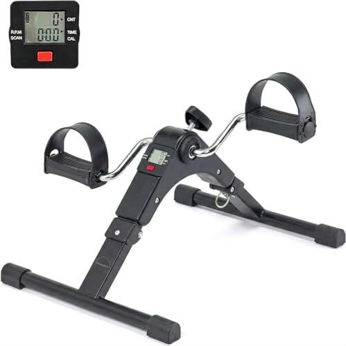 Pedales Estáticos Ejercicio, Mini Bicicleta Estática Plegable, Pedaleador Estático, Aparato de Ejercicio en Casa, Pedales Personas Mayores, Pedaleador para Ancianos, Pedalier