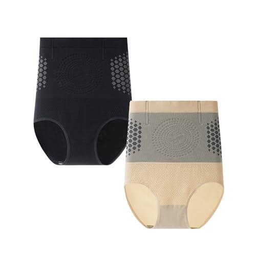 genérico Pantalones Cortos 4 en 1 para Esculpir y Quemar Grasa con micropartículas, Pantalones de Yoga para Levantar glúteos (2-B,M)