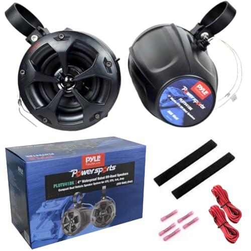 Potencia y Versatilidad sobre Ruedas: Análisis del Kit de Altavoces Marinos Pyle PLUTV41BK