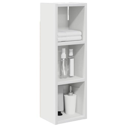 vidaXL Armario de Pared para baño con Estante 20 x 16 x 62,5 cm, Armario de baño Moderno, Estante Rectangular, Almacenamiento práctico, Ahorro de Espacio, diseño Elegante y contemporáneo