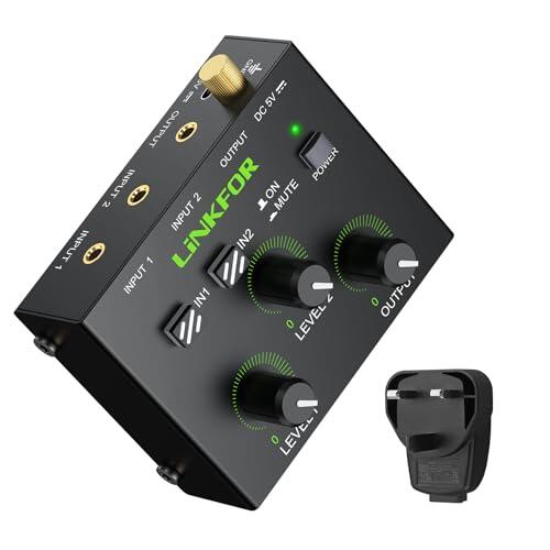 Control Total del Audio: Análisis del Mezclador LiNKFOR de 2 Canales