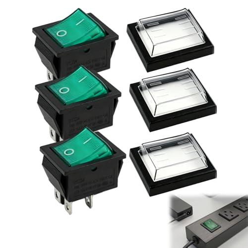 Guía técnica del interruptor basculante impermeable con LED de 16A y 250V