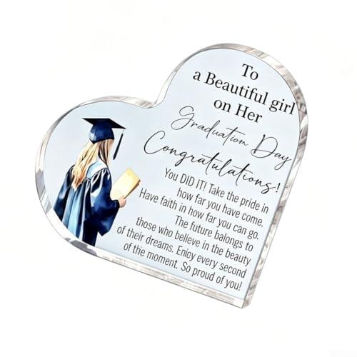 La placa de acrílico de la exhibición de la graduación para los acontecimientos del reconocimiento, aspecto neutro complementa cualquier esquema de la decoración