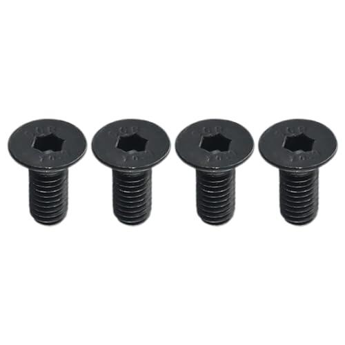 Auratrove Tornillos de acero inoxidable para manillar a poste, compatibles con Ninebot para Segway E para scooters eléctricos ES1, ES2, ES3, ES4, color negro, paquete de 4
