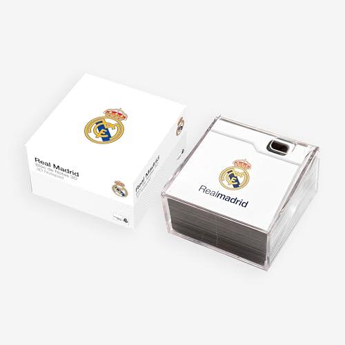 MOCIWORLD - Real Madrid Bloc de Notas + Escultura en 3D del Estadio Santiago Bernabéu - Descubre el Monumento a Medida Que arrancas Hojas