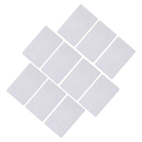 Generic 10 Uds. Tarjetas IC Inteligentes de 13,56 MHz Bloque Grabable 0 UID Cambiable para Acceso de Entrada Seguro con Material de PVC Duradero