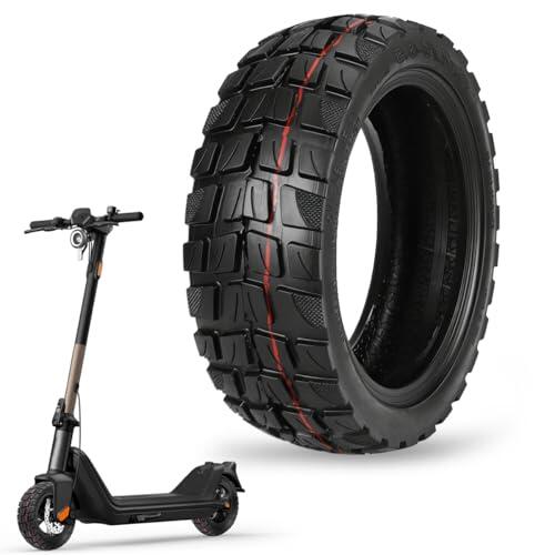 10x2,75-6,5 Cámara Patinete para Electrico, Rueda Todoterreno Tubeless, Ruedas Patinete Electricos, Neumatico Cubierta para Smartgyro Speedway, Rockway, CrossOver, Kukirin G3, Urban Glide E-Cross Pro