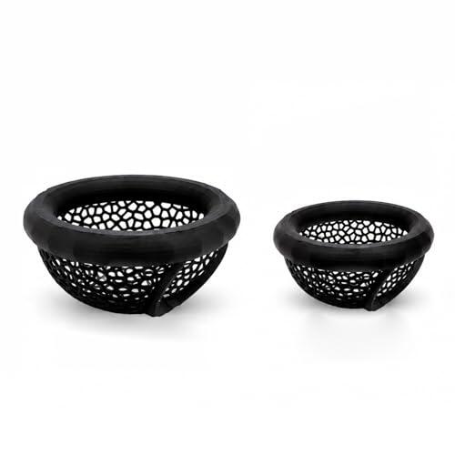 Tapufitil 2 Piezas de Hamaca Flotante para Peces Betta y Refugio de camarones Impresos en 3D decoración de Acuario con Anillo de alimentación Espacio Seguro para Peces Betta camarones
