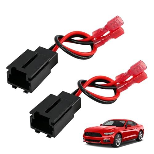2 Piezas Adaptador de Altavoces Coche para Citroën C2 C3 C4 1999-2015, Conector de Altavoz para Coche, Conectores Audio 12V, Cableado, Compatible Puertas Delanteras Traseras, Instalación Fácil Segura