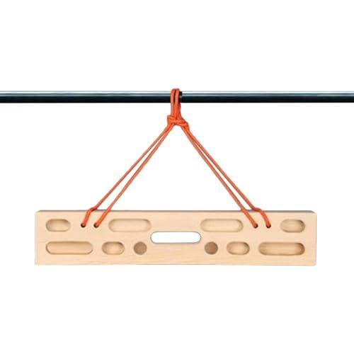 Hangboard de escalada – Soporte de puerta de panel portátil para entrenamiento con los dedos resistente | Herramienta de ejercicio de escalada en roca para entrenamiento en gimnasio en casa al cope