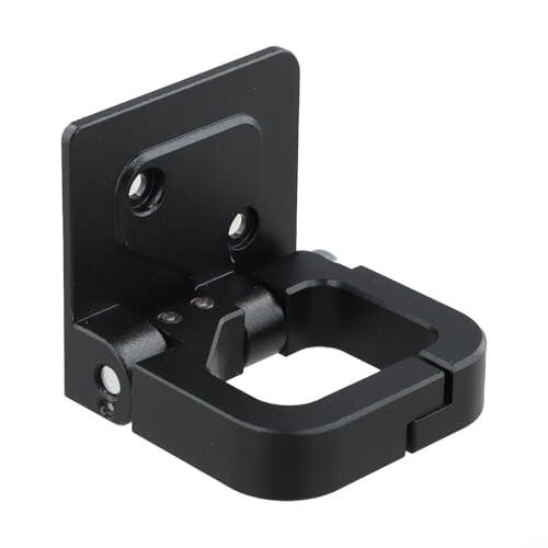 Gancho de carga frontal de motocicleta Soporte de equipaje de aleación de aluminio para SH125/150 y SH Mode 125, soporte de fijación seguro ligero en rojo, azul, negro, plateado (negro)
