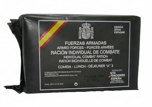 Ración Individual de Combate Fuerzas Armadas España, MRE Militar, Comida de Emergencia, Camping y Supervivencia Menu Aleatorio