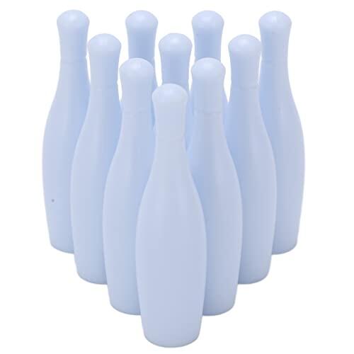 Naroote Juego de Mini Bolas de Bolos, 10 Piezas de Juguetes de Bolos de Plástico para Niños, Juego de Portátil para Niños, Ideal para Juegos en Interiores y Exteriores, Desarrollo de Habilidades