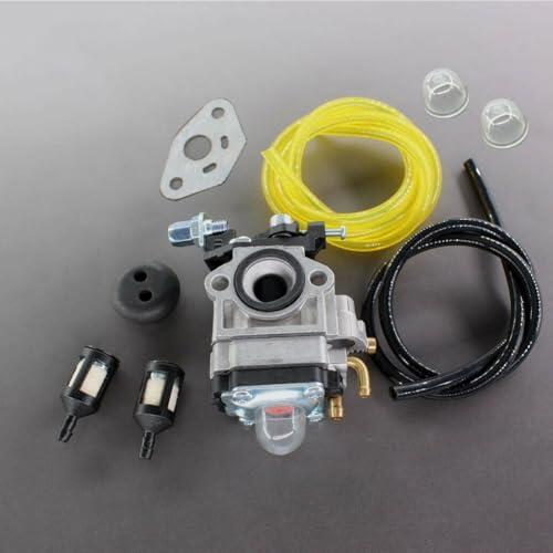 Carburador para Zenoah G23LH G2D y para GOPED BIGFOOT 22.5CC 23CC Scooter- Sustituye a C1Q-P22C 753-04338 7922-10629A con kit de línea de combustible de junta