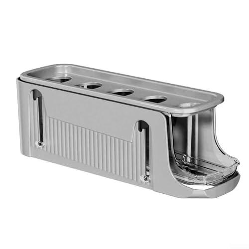 Dispensador automático de huevos rodantes para refrigerador | Soporte para huevos de nevera de 3 niveles con estructura de gravedad | Bandeja de almacenamiento de cocina que ahorra espacio para hasta