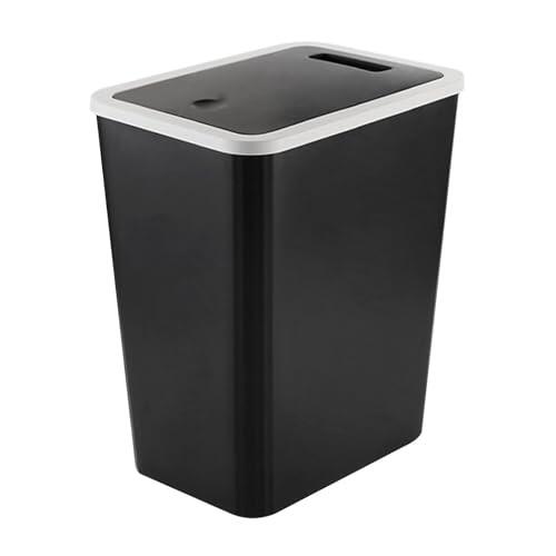 Genérico Bote De Basura - Contenedor De Resistente A Olores, Contenedor De Basura A Prueba De Fugas De 13 L, De, Portátil, Ligero, Moderno, Ecológico, Delgado, Diseño Que Ahorra Espa