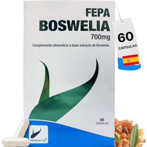 FEPA Boswelia – 60 Cápsulas – Cápsulas con Extracto Vegetal de Boswellia – Complemento Alimenticio Natural para Apoyo Articular, Flexibilidad y Comodidad en el Día a Día – Fepadiet